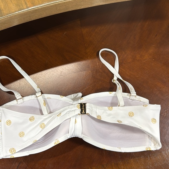 LILLY PULITZER Cassia Ruffle Bikini Top Size 10 in excellent preowned condition - Picture 6 of 10